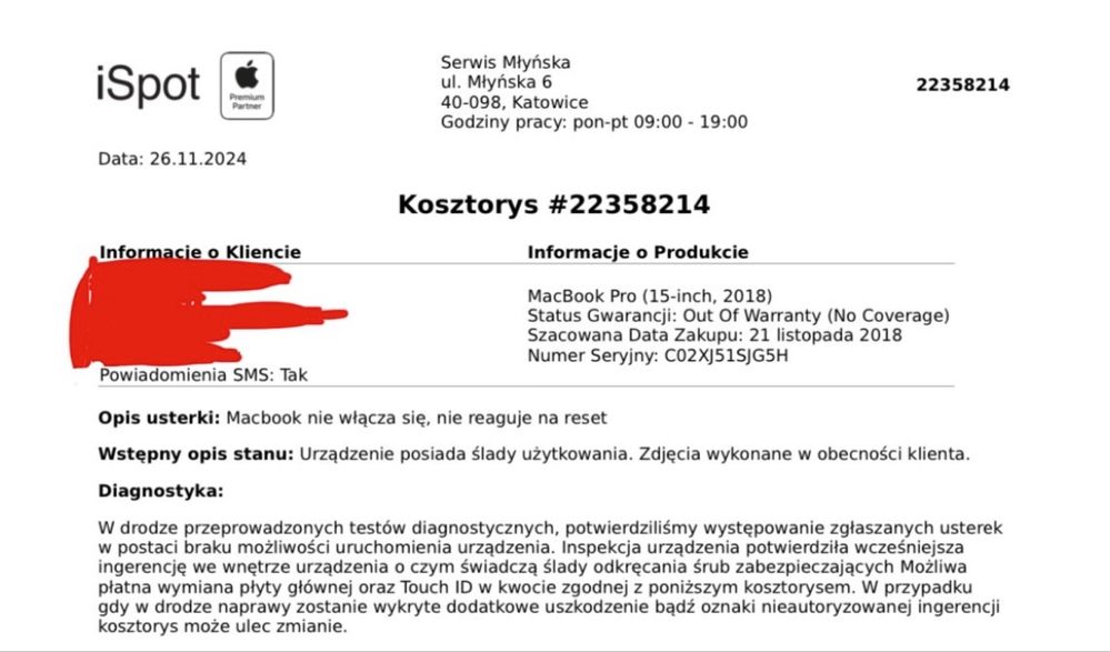 Macbook pro 15 2018