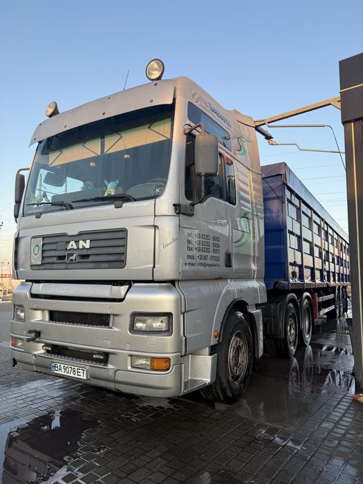 Продам Man 26.480 автомат та Причіп Fruehauf