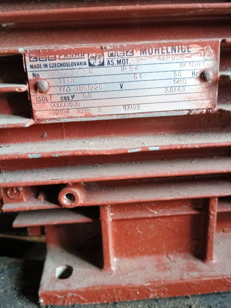 Sprzedam silniki elektryczne od 1,1 do 11kw