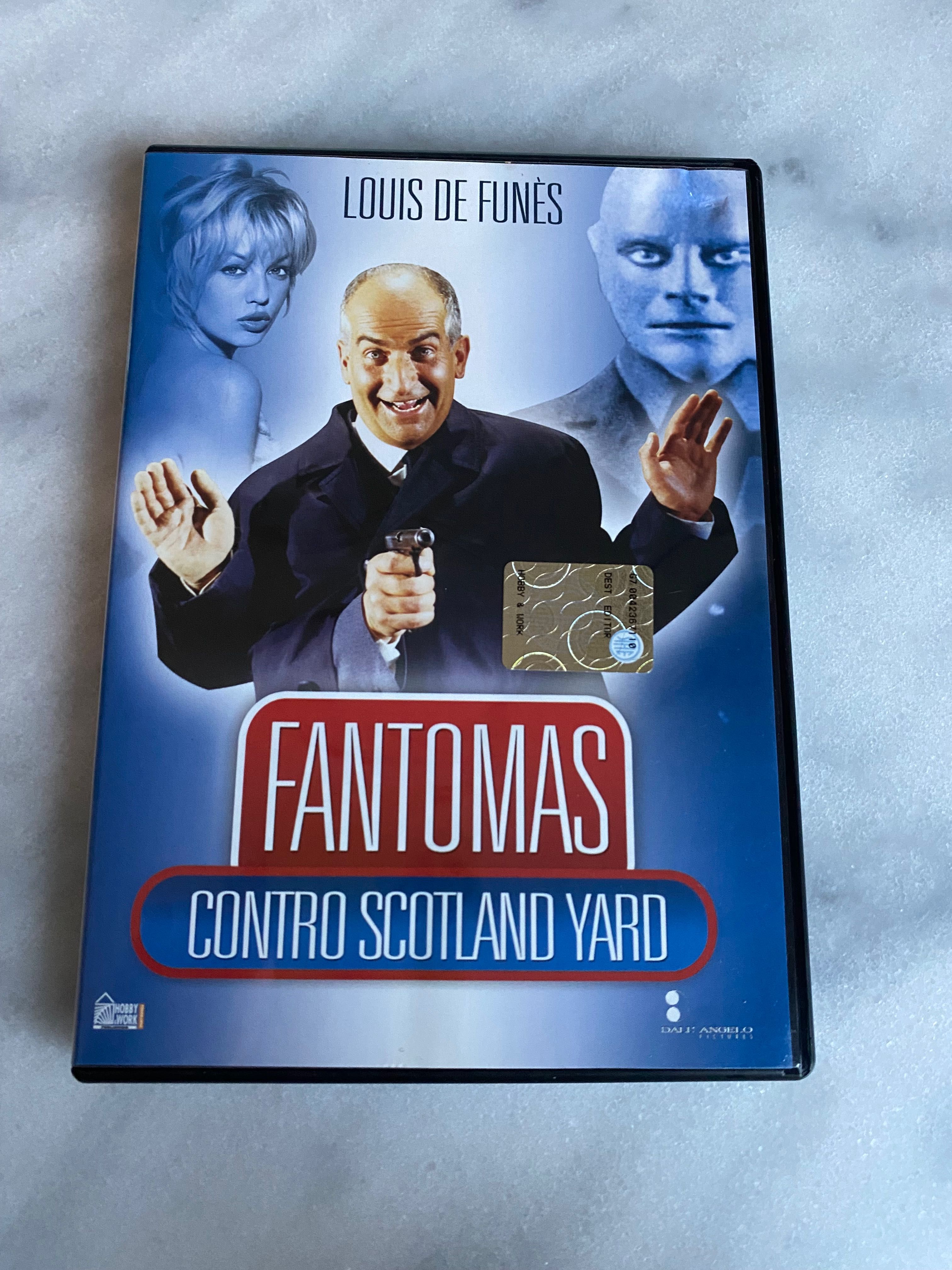 DVD Louis de Funès Fantomas contro Scotland Yard