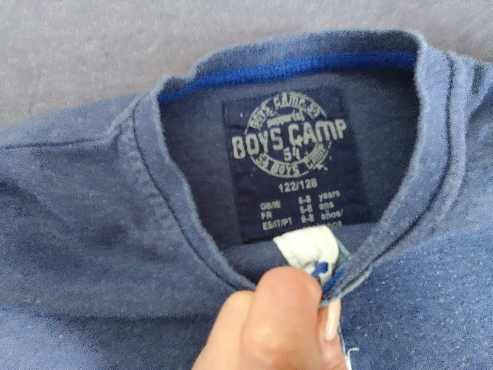Boys Camp rozm.122/128 Zestaw t-shirt długo rękaw koszulka bluzka
