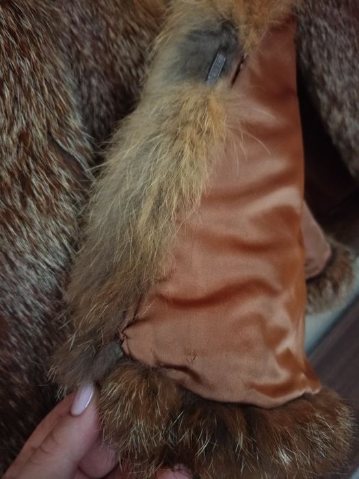 Futro z lisa krótkie, kurtka