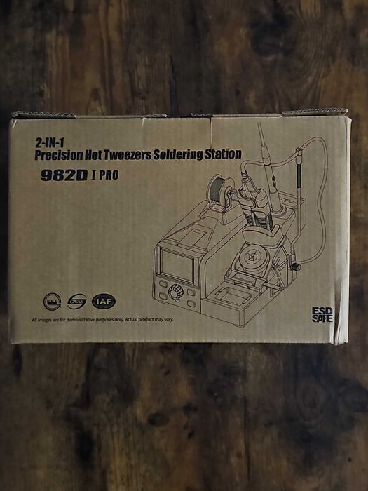 YIHUA 982D precyzyjna stacja lutownicza z 3 końcówkami lutowniczymi