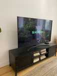 Aparador TV estilo industrial de metal preto (Maisons du Monde)