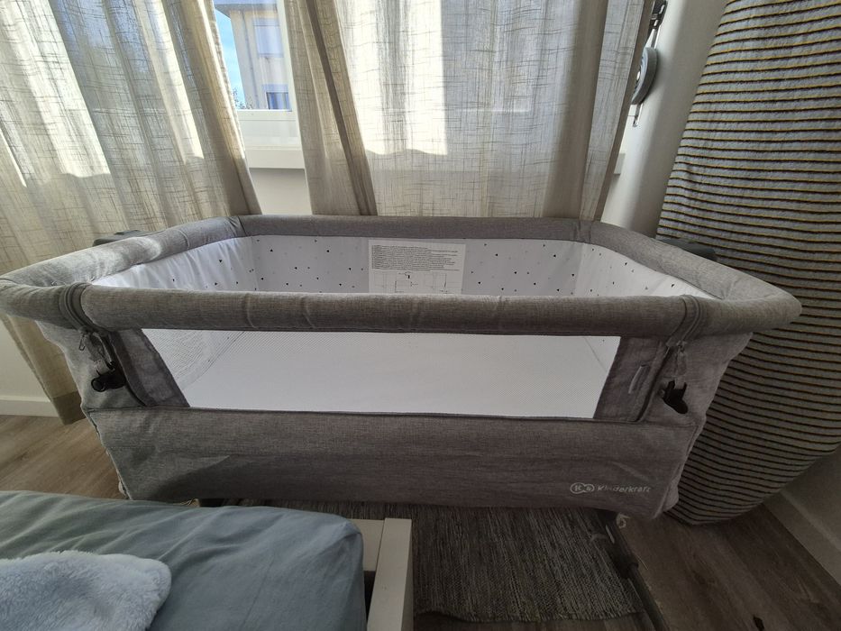 Berço Co-Sleeping KINDERKRAFT Nestee Up 2 (Cinzento)