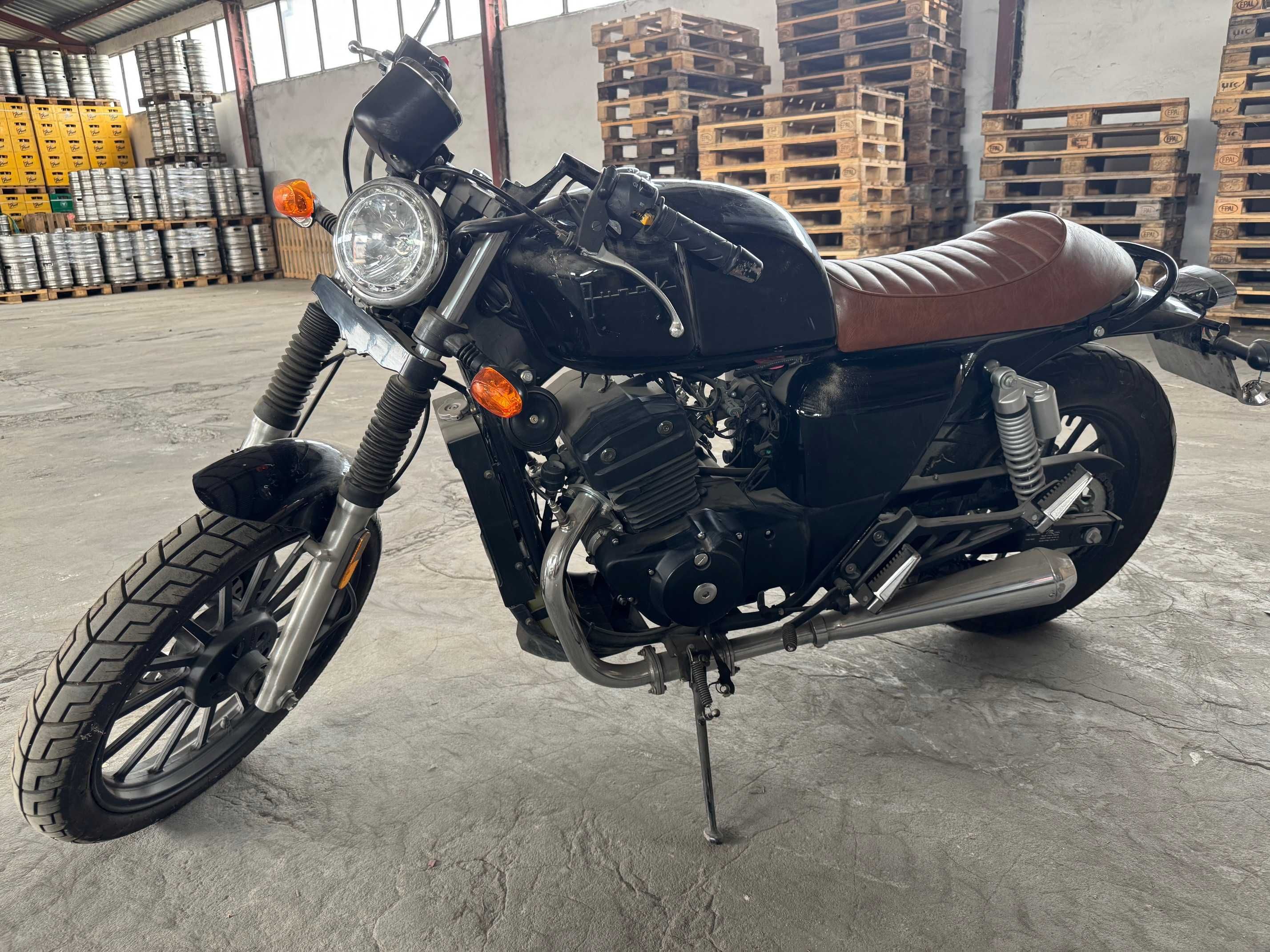 Junak M14 powypadkowy cafe racer