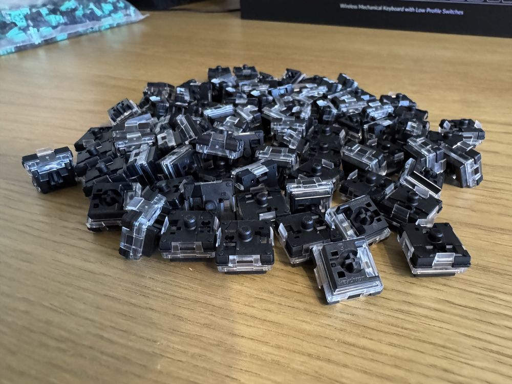 Keychron Low Profile Optical Switch MX - Black Світчі перемикачі