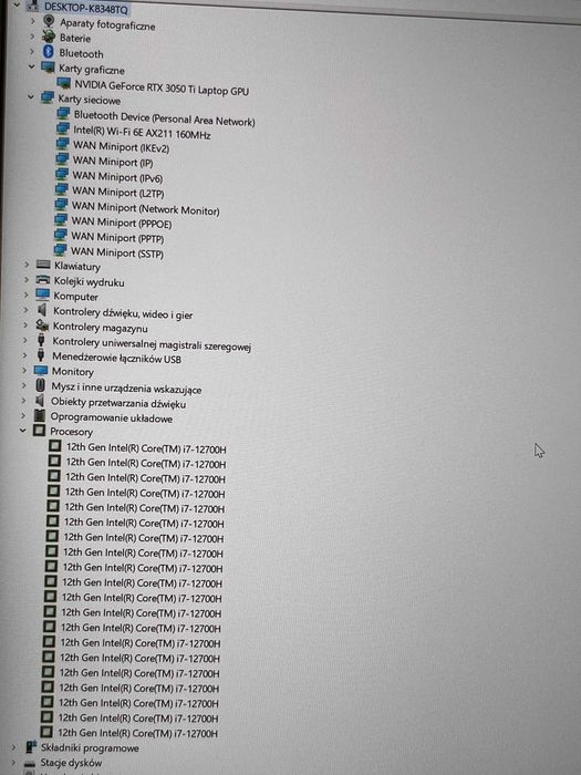 Lenovo ThinkPad X1 Extreme G5 i7-12700H 32GB 512GB RTX 3050Ti Idealny