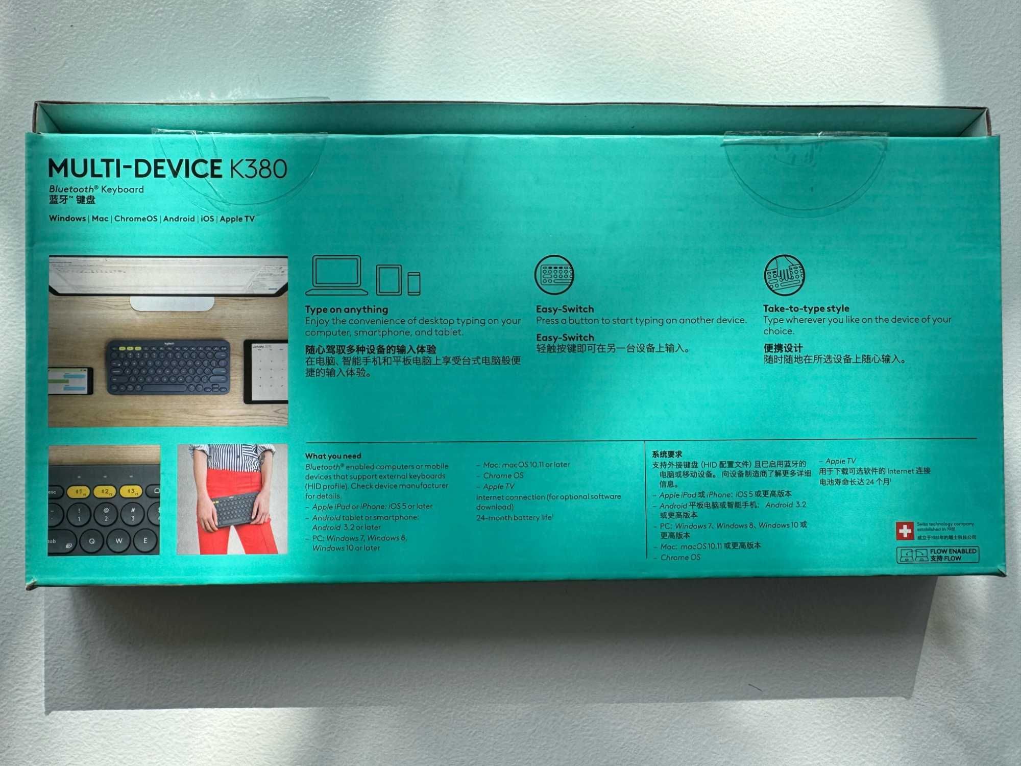 Клавиатура Logitech K380 Multi-Device Dark Gray