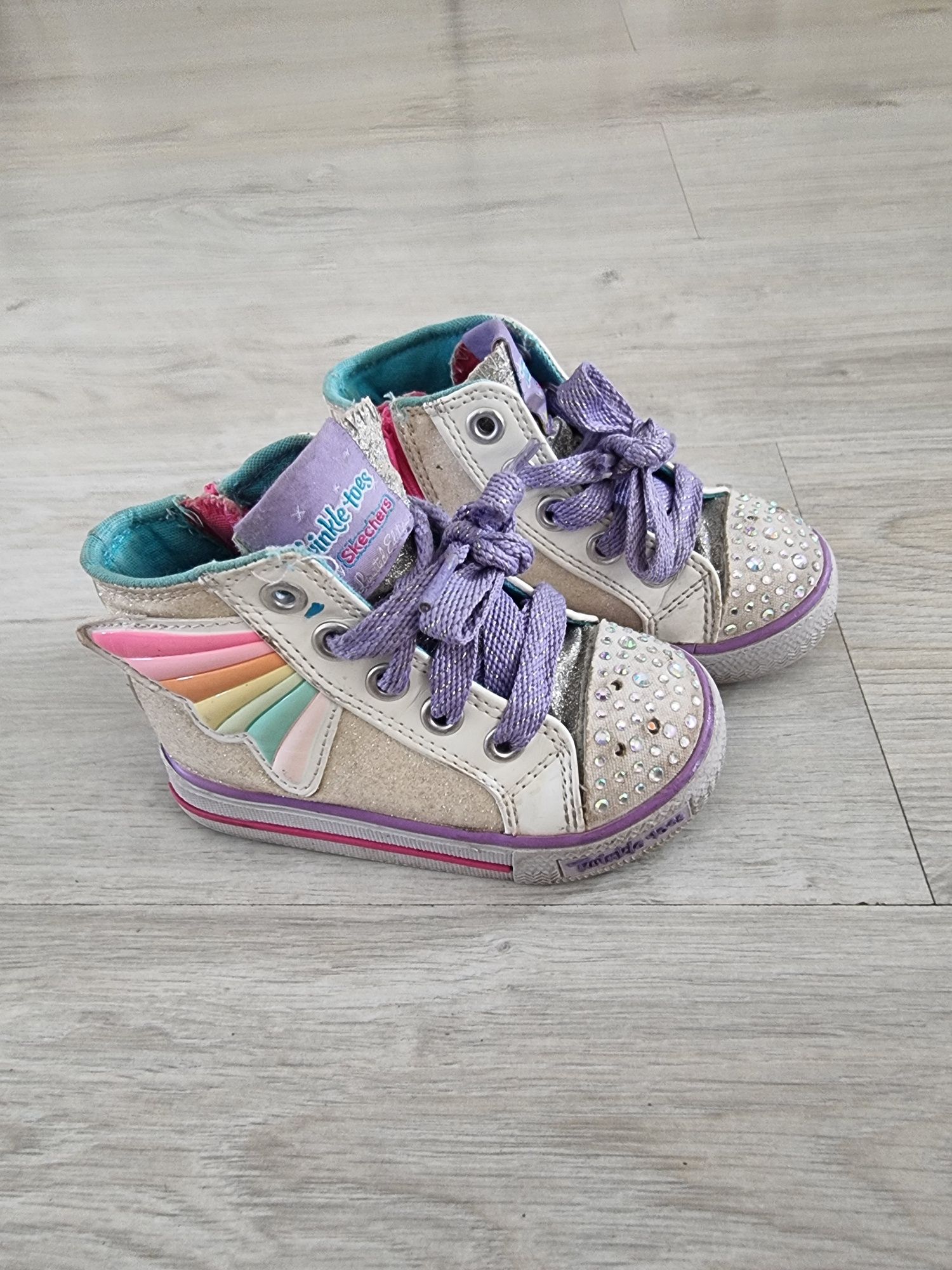 tenis sketchers twinkle toes com luzes 23