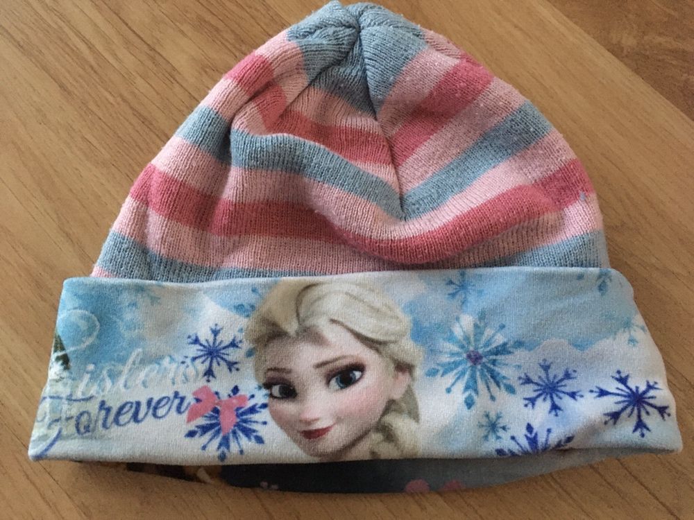 Frozen 2 czapki- zimowa i z daszkiem