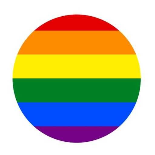 Przypinka LGBT Tęczowa flaga tęcza 58mm nowa