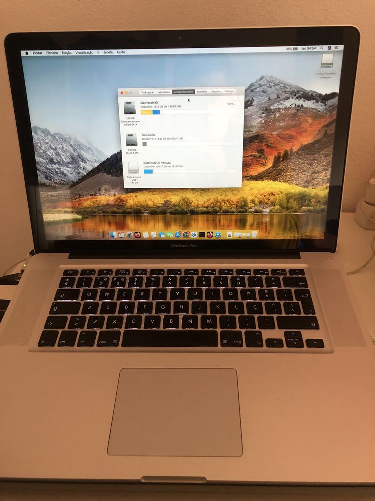 MacBookPro 15” - SSD