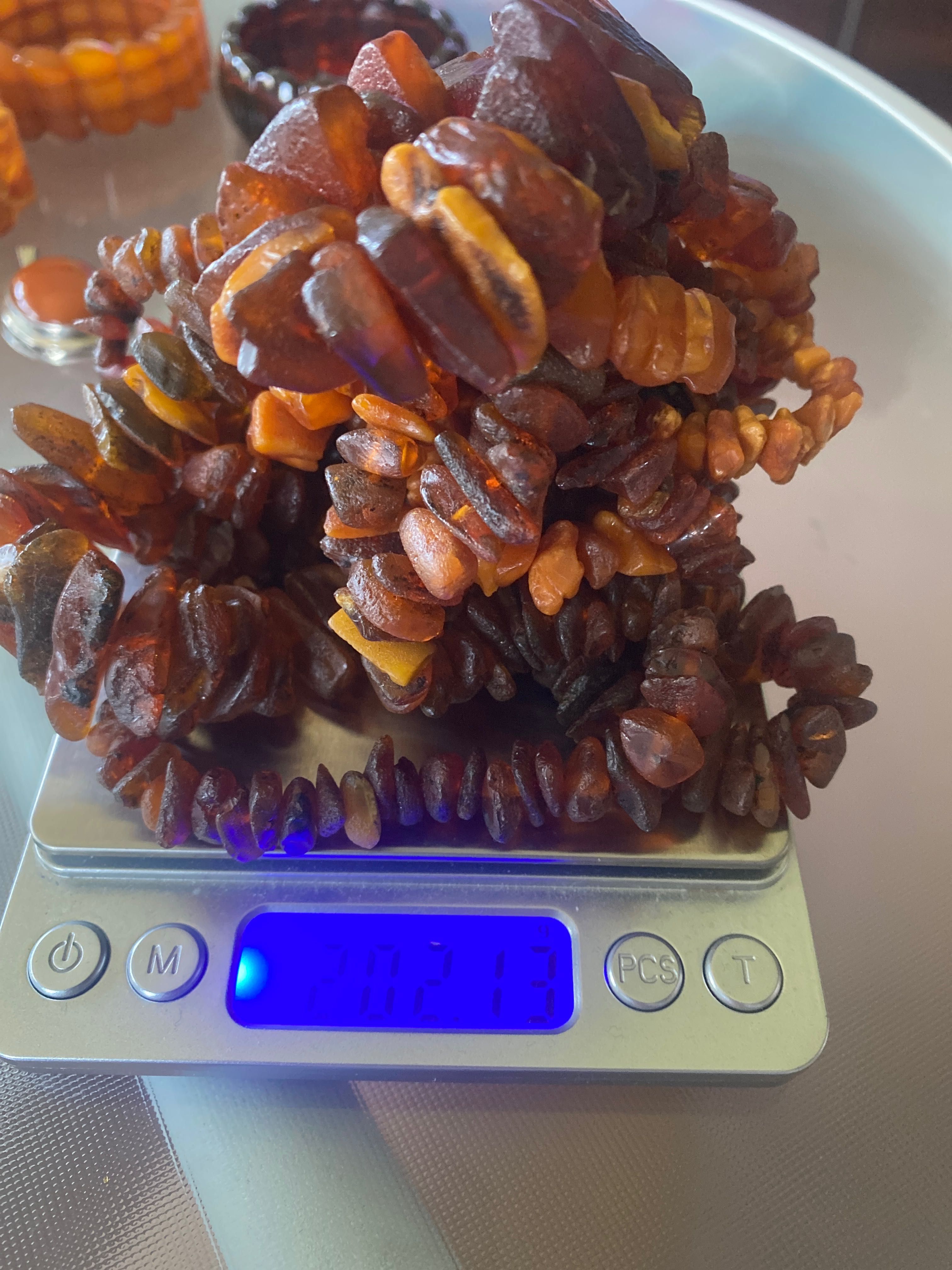 Bursztyn  biżuteria 442 gram