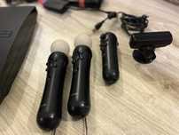 Comandos e Câmera Playstation 3 Move Buzz Microfones