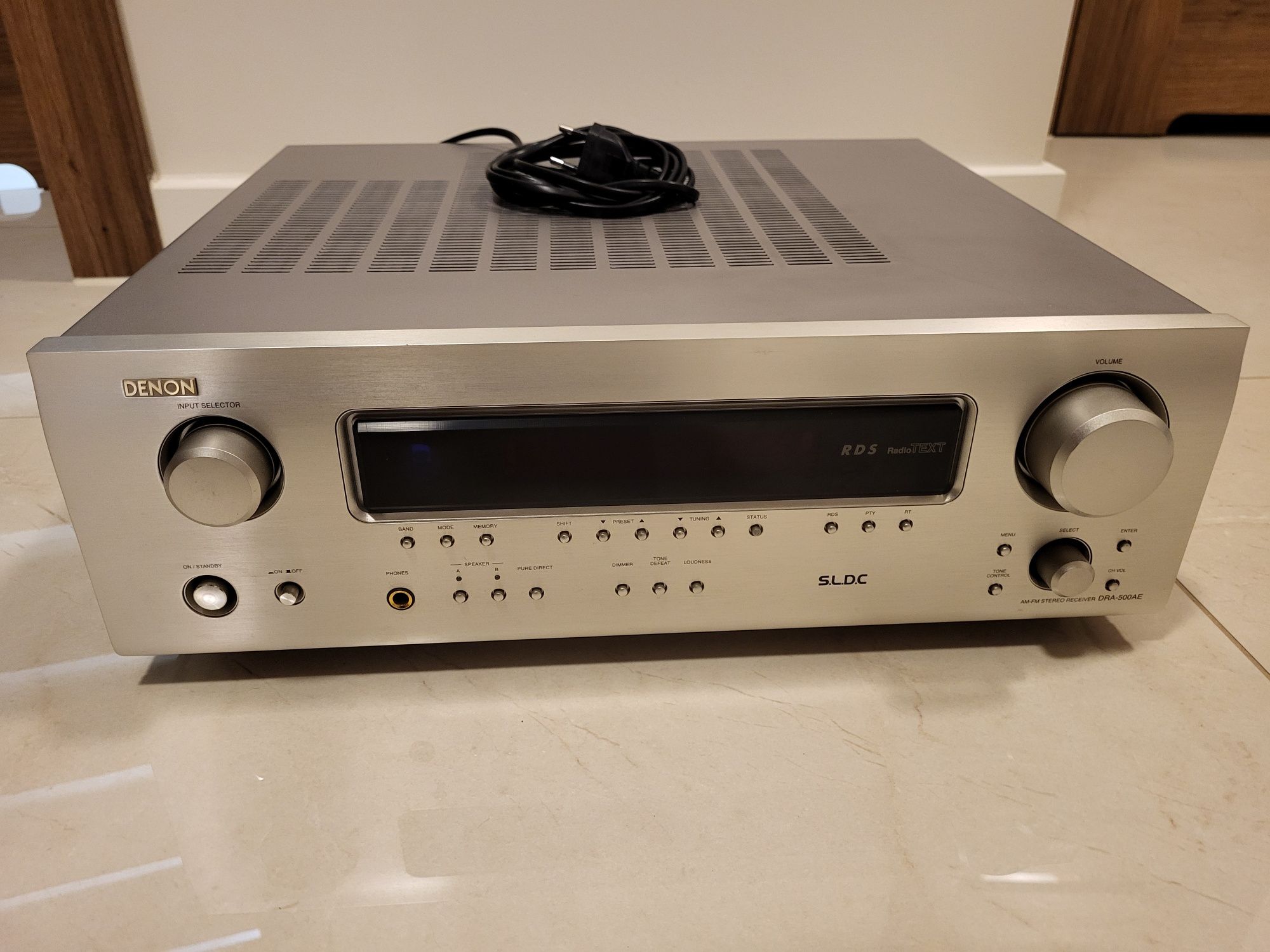 Amplituner stereo DRA-500AE+ odtwarzacz CD Denon
