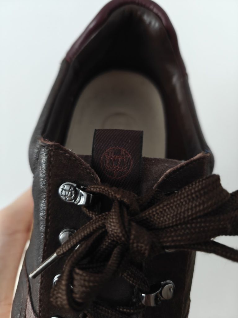 Massimo Dutti sneakersy sportowe adidasy damskie skóra  41/27 cm