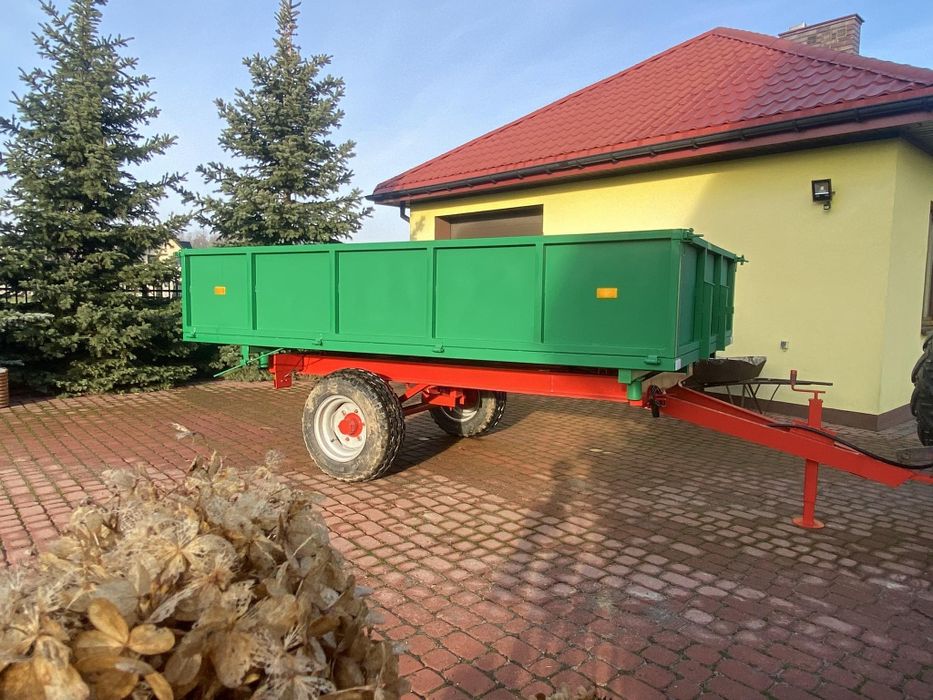 Przyczepka jednoosiowa wywrotka