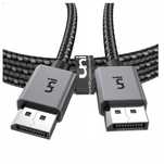 UNI KABEL DISPLAYPORT 3 METRY 4K-60Hz 2K-165Hz/144Hz 1080P-240Hz