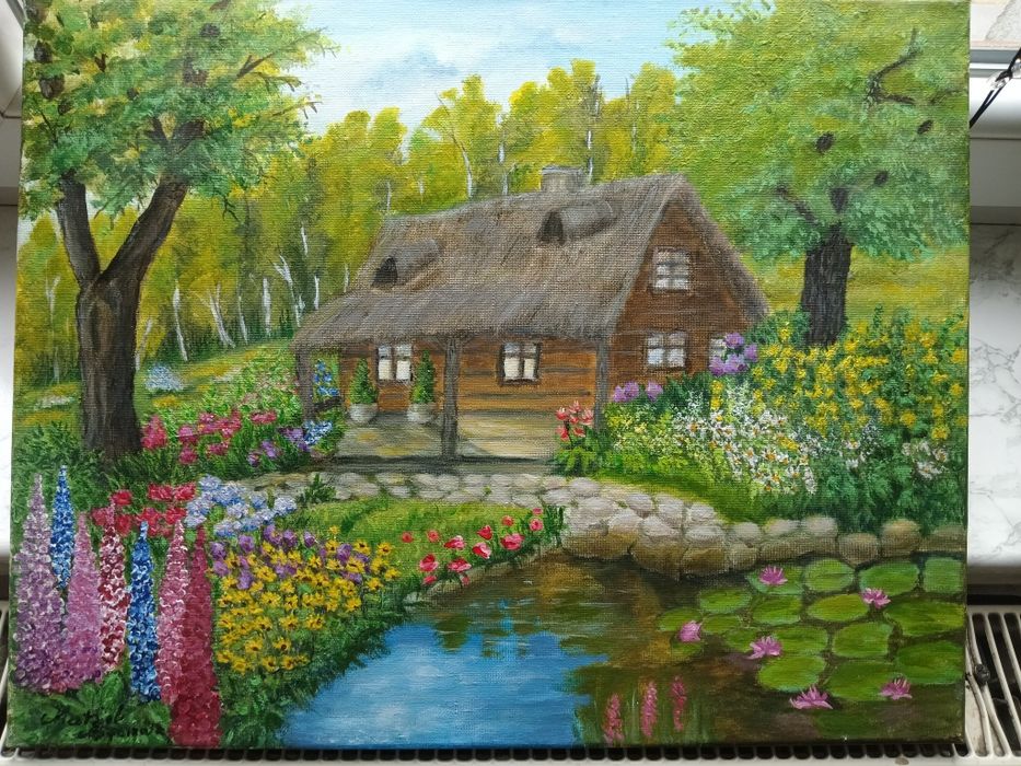 Obraz ręcznie malowany