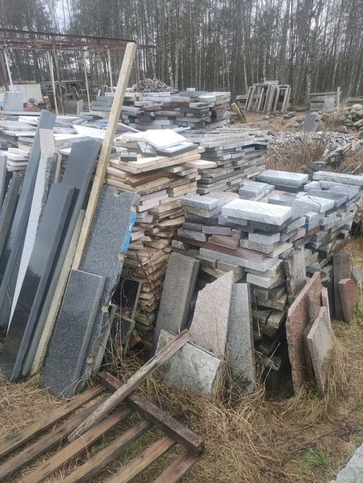 Kamień granit marmur odpady