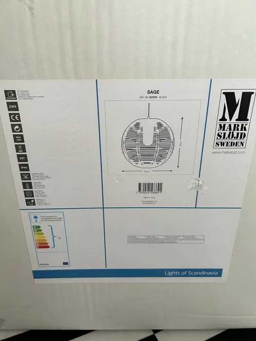 Sage, kula 50 cm. Taras, lampa.