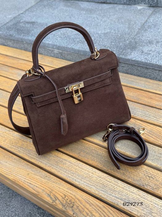 Сумка люкс замшева