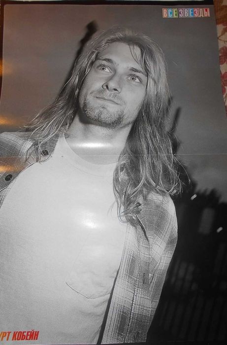 Плакаты,постеры рок-группa Nirvana Курт Кобейн, Kurt Cobain