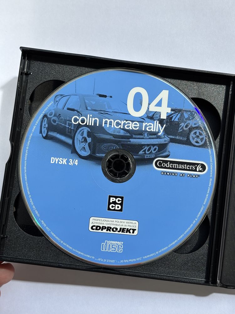 Colin McRae Rally 04 – wyścigi rajdowe, PC CD, PL wersja, 2004, klasyk