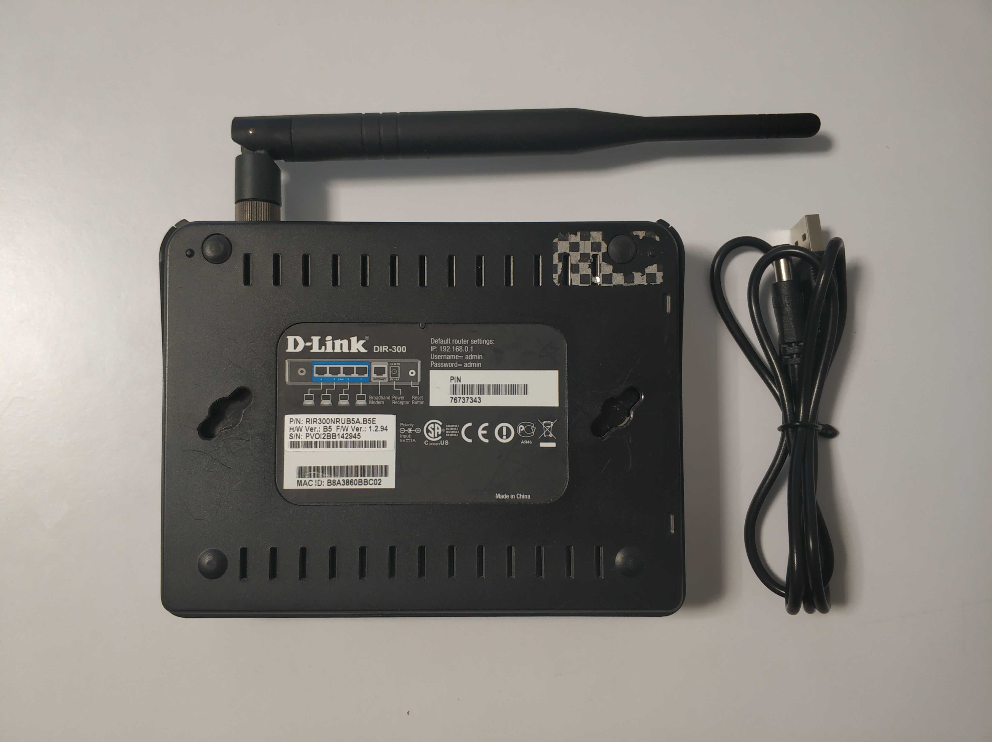 4G USB WiFi модем-роутер LDW931 / Маршрутизатор D-Link DIR-300/NRU/B6A