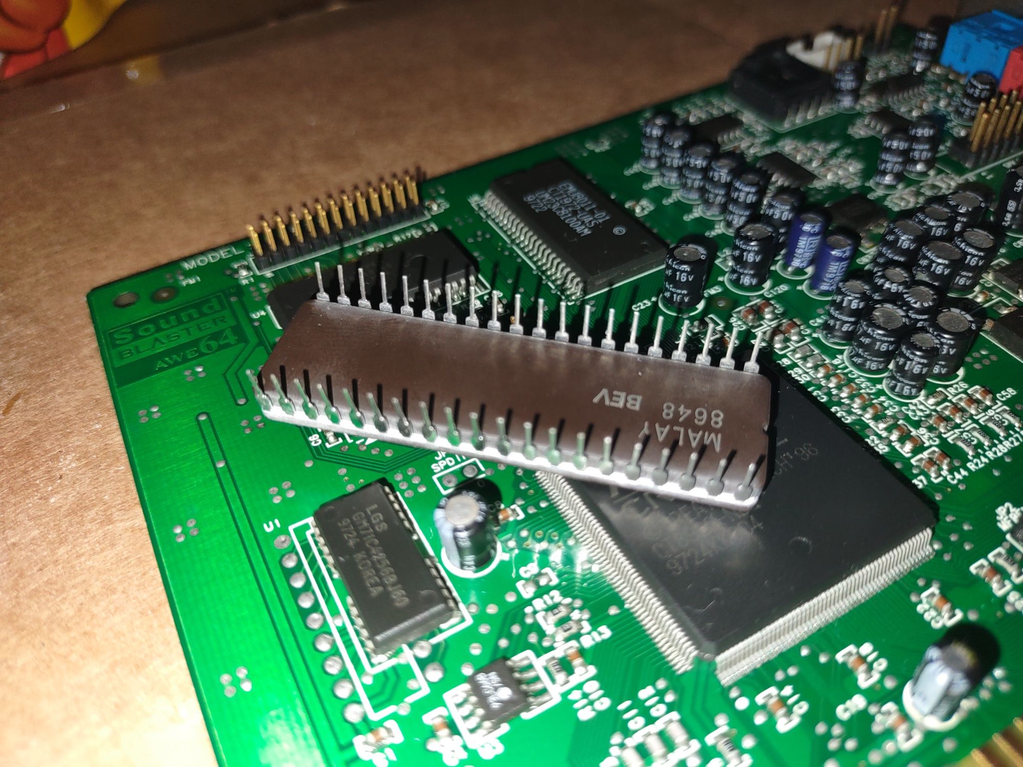 Koprocesor 287 intel do komputera 286, sprawny retro coprocessor