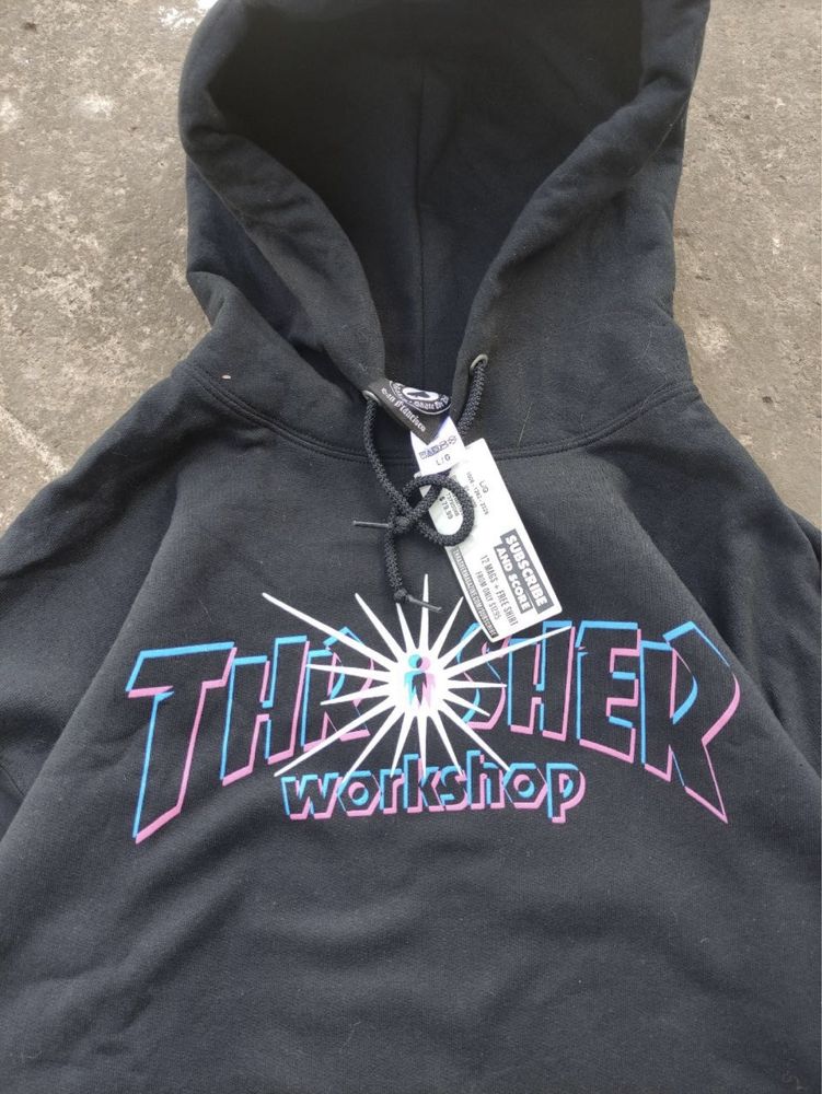 Thrasher hoodie.