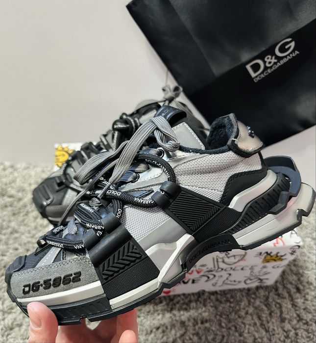 Розпродаж Кросівки Dolce&Gabbana D&G 5862 сірі серые