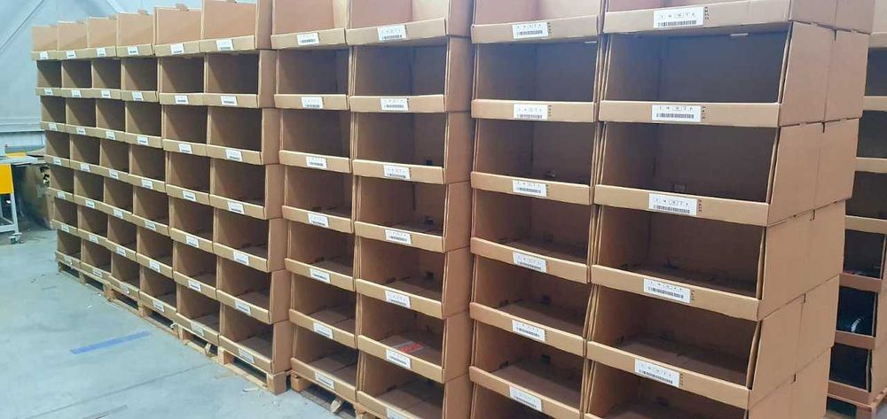 Regały magazynowe kartonowe modułowe regały magazynowe