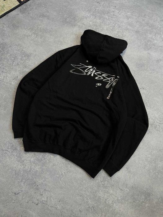 Худи Stussy Liquid оверсайз / Кофта стусси