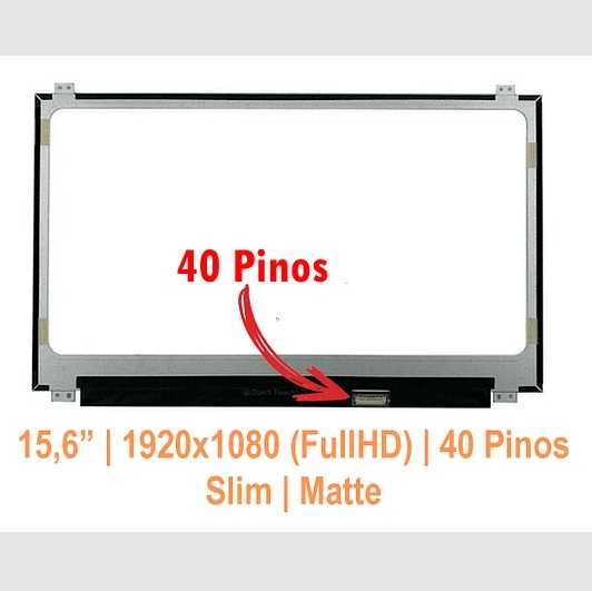 Ecrã LCD 15.6'' B156HTN03.3 40 Pinos 1920x1080 FullHD LED Slim Matte