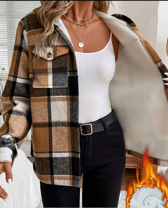 Шикарна тепла рубашка, мєхова сорочка , жіноча тепла сорочка