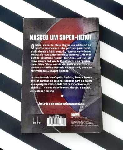 livro Capitão América O Primeiro Vingador