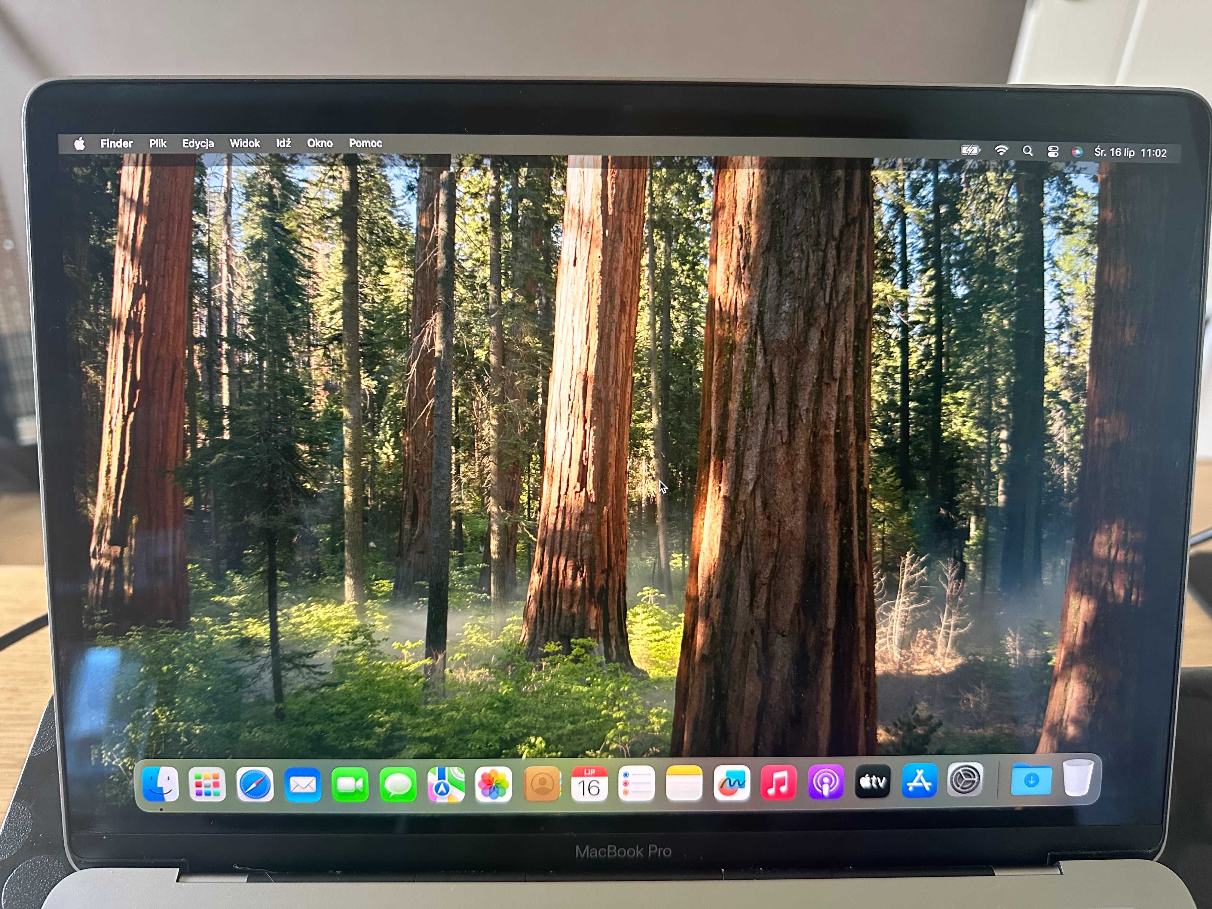 MacBook Pro 13" 2020 i7 / 16 / 512, Touch Bar, 1 wl, pudelko, RETINA