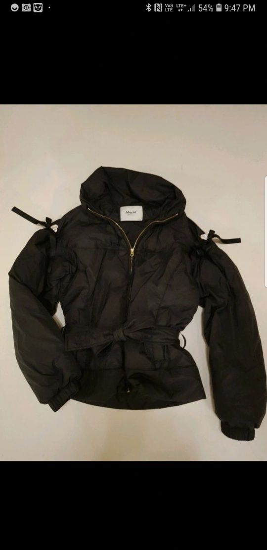Kurtka Blumarine, z serduszkami swiecacymi, z kokardkami.