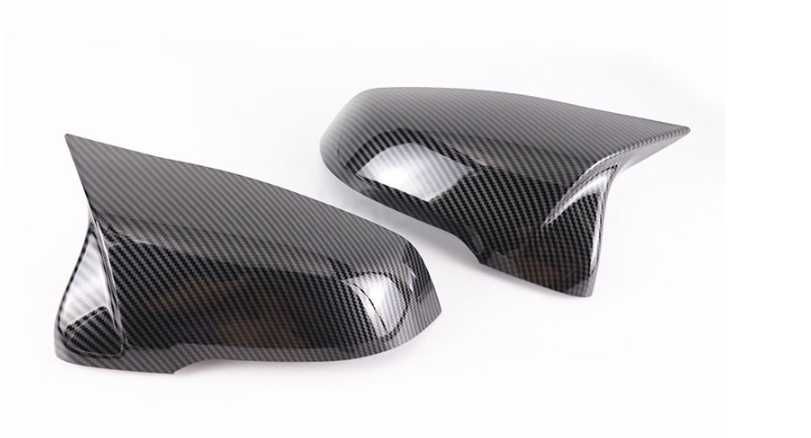 Obudowy Lusterek Nakładki BMW F40 F44 F48 F45 F52 CZARNY POŁYSK CARBON