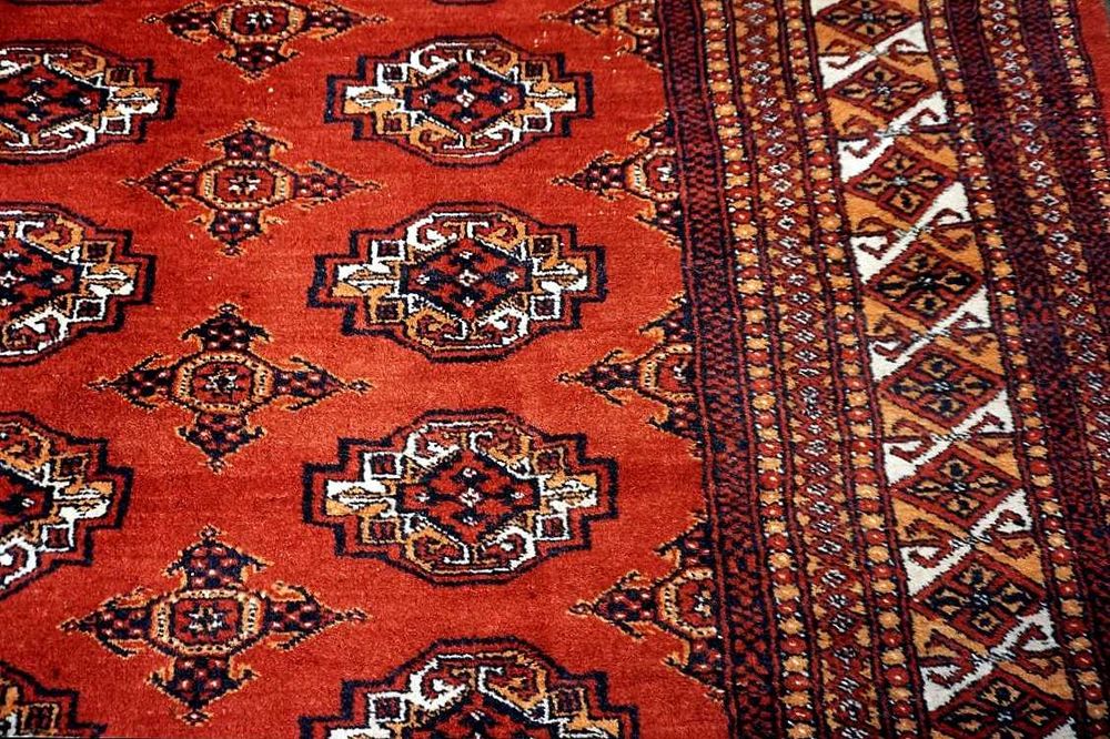 Tapete BOKHARA do Paquistão em Lã com 275 x 184cm +2 Bokhara de oferta