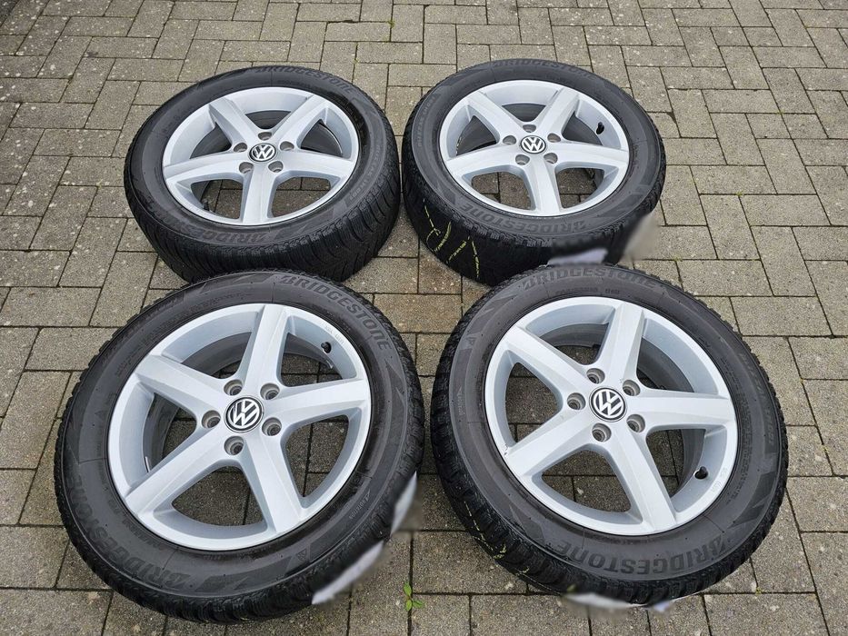 Koła ZIMOWE,ALUFELGI 16'' 5x112 ORYGINAŁ VW Golf V,VI,VII,Touran,Caddy