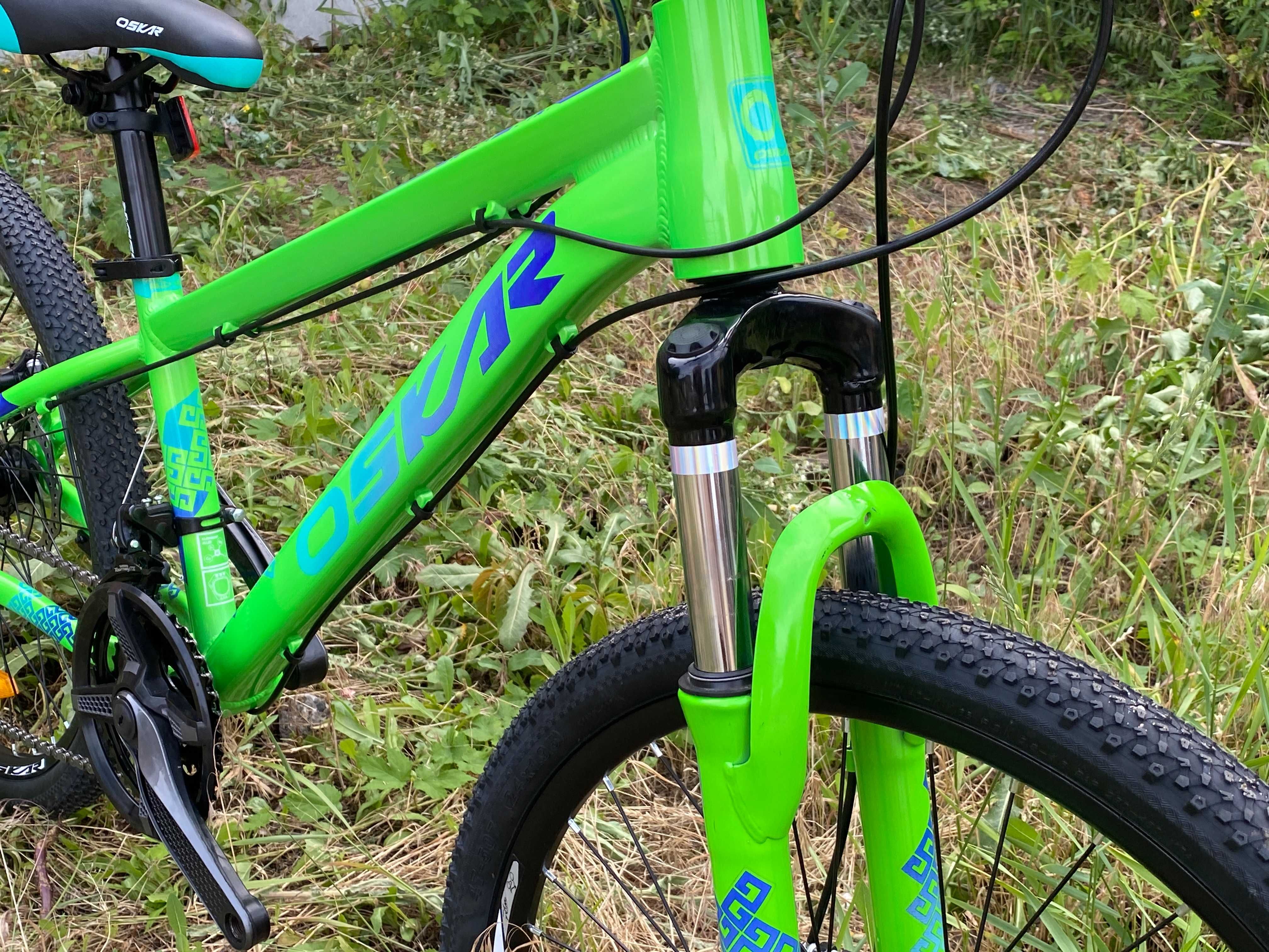Якісний гірський велосипед Oskar Cyber 24 колеса 12 рама