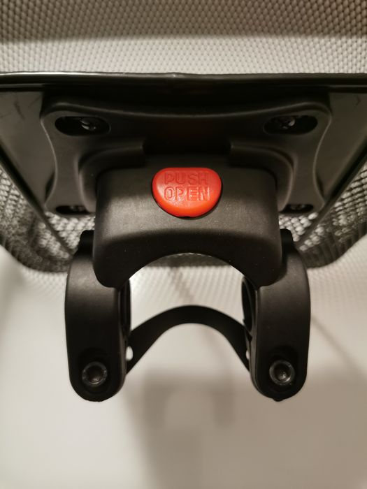 Metalowy duży kosz koszyk rowerowy na kierownicę NA CLICK UCHWYT