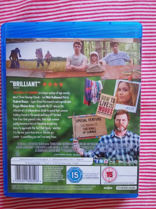 Blu ray do filme "The Kings of Summer" (portes grátis)