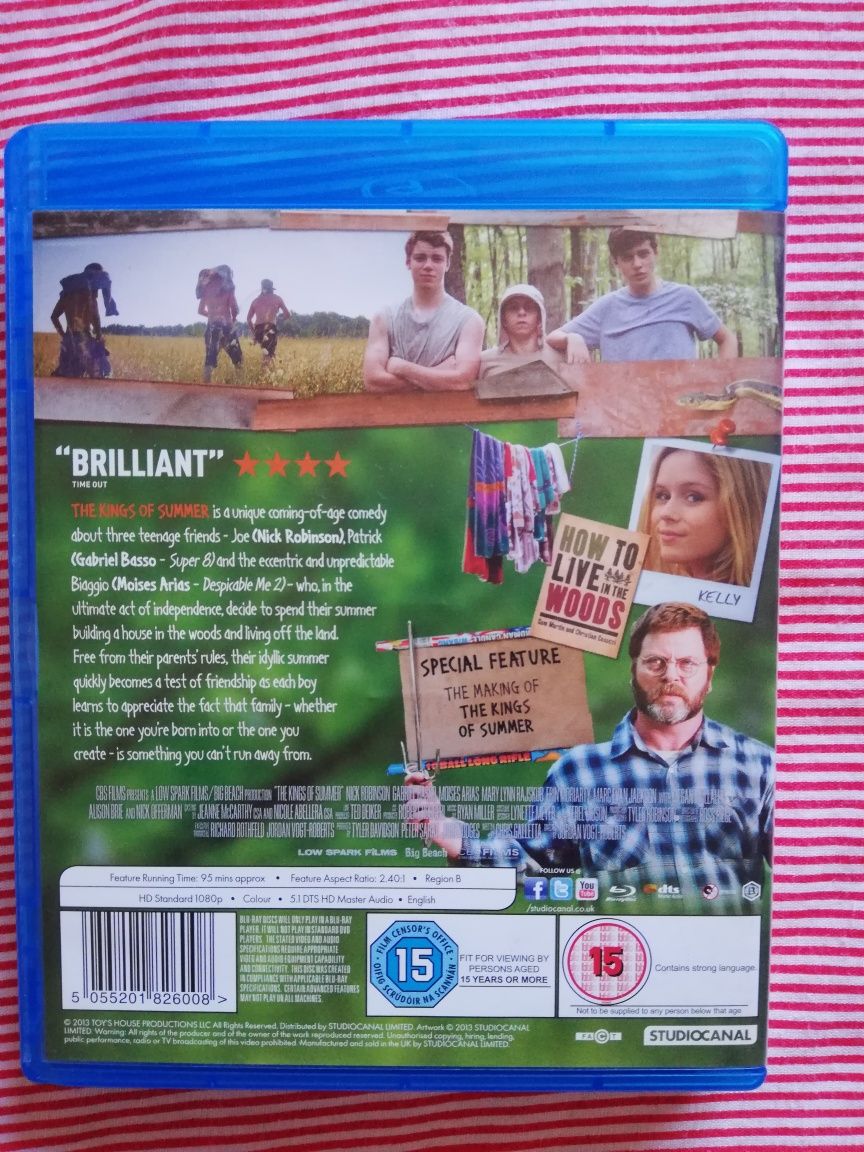 Blu ray do filme "The Kings of Summer" (portes grátis)