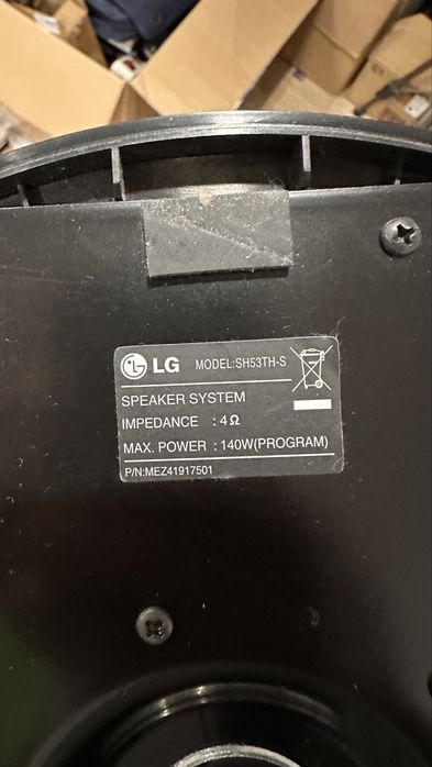 Home cinema 5.1 LG