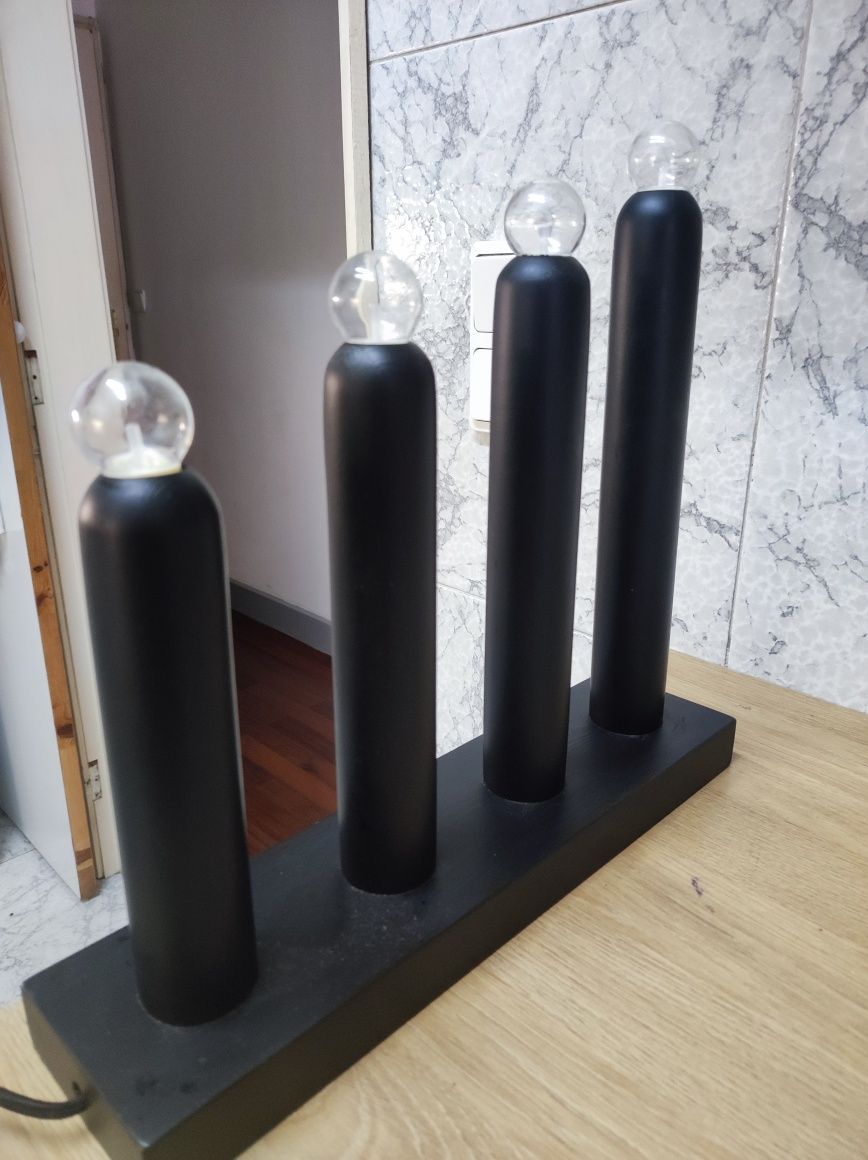 Candeiro 4 luzes ambiente