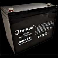 Akumulator agm  12V 80AH JDM12-80  Enerblock Fotowoltaika